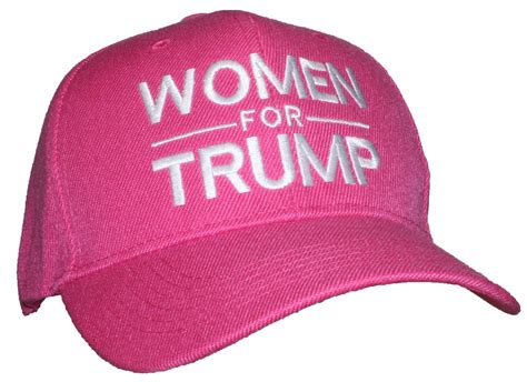 Tropic Hats Adult Embroidered Women For Trump Adjustable Ballcap Dark