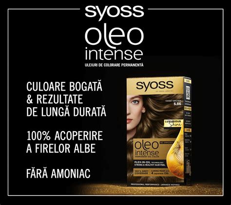 Vopsea De Par Permanenta Fara Amoniac Syoss Color Oleo Intense 5 86