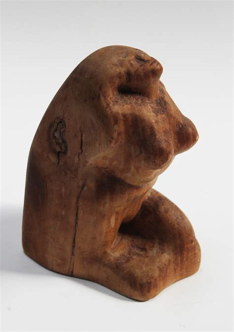 Cyril Saunders Spackman A Th Century Carved Wood Torso Of A Nude Woman Bearing Signature And Pa