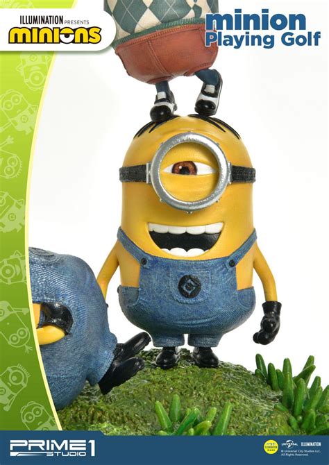 Prime Collectible Figures Minion Playing Golf Prime Studio