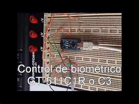 Control Con Biom Trico Arduino Base Da Datos Y Visual Basic Youtube