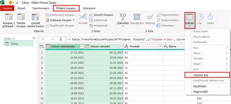 Čištění A úprava Dat V Excelu Pomocí Power Query Automatizace úprav V