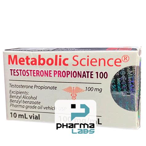 Testosterona Propionato Metabolic Science 10ml100mg Pharmalabs