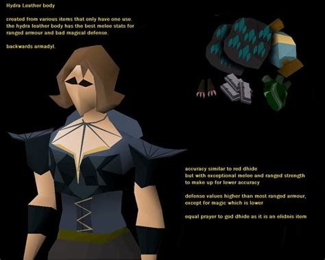 [Suggestion] Hydra leather body : r/2007scape