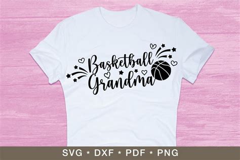 Basketball Grandma Svg Vector File Png Pdf Dxf