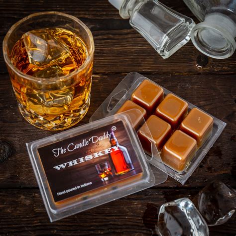 Whiskey Bourbon Scented Wax Melt 1 Pack 2 Ounces 6 Cubes