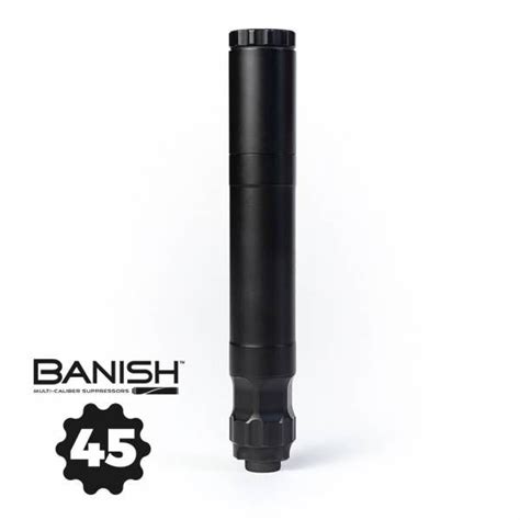 SILENCE CENTRAL Multi-Caliber Banish 30 Rifle Silencer and Multi-Caliber Banish 45 Pistol ...