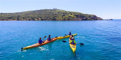 Cape Sounion Kayak Tour Paddle Swim Enjoy Poseidon S Temple