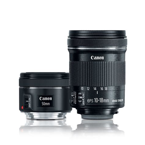 Kit De Lentes Canon Ef 50mm F18ef S 10 18mm