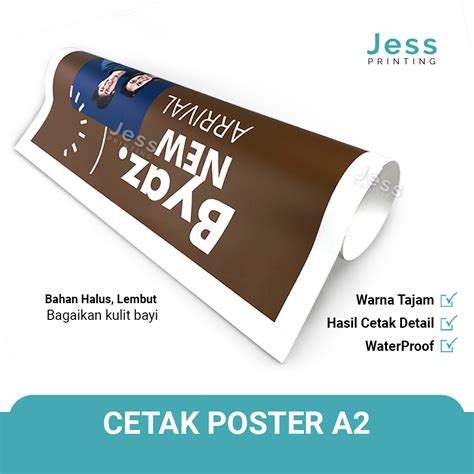 Jual Print Cetak Poster Besar A Murah Anti Air Anti Pudar Bahan