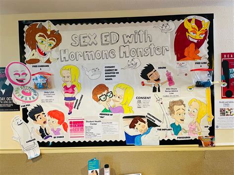 Sex Ed With Hormone Monster Ra Bulletin Board Artofit