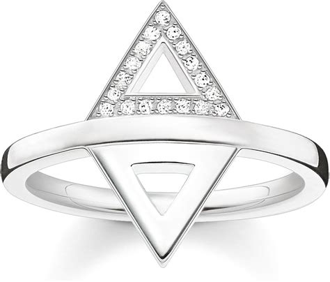 Thomas Sabo Femme Bague Argent Sterling D Tr Amazon Fr