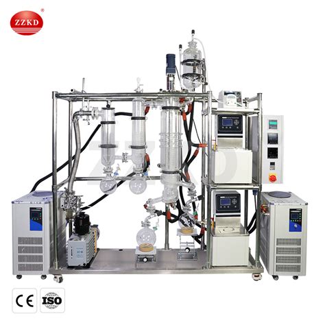 Molecular Distillation Glass Stainless Steel Wipe Film Evaporator