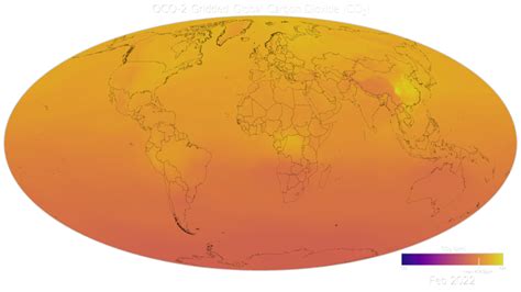 NASA SVS | OCO-2 Gridded Global Carbon Dioxide (CO₂)