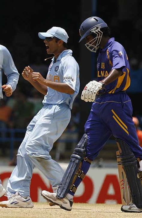 Rahul Dravid Celebrates The Fall Of Upul Tharanga Espncricinfo