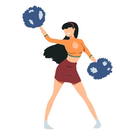 Cheerleader Pose Silhouette Transparent Png Svg Vector File Images