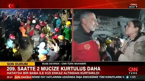 209 saatte 2 mucize kurtuluş daha Enkazdan eşiyle birlikte sağ