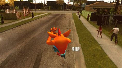 Gta San Andreas Crash Bandicoot Skin From Crash 4 Beta 10 Mod