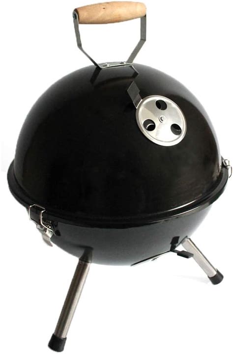 Projects Mini Barbecue Sph Rique Au Charbon De Bois Bbq Portable Noir