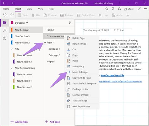 15 Best Ways To Organize Notes Effectively In Microsoft OneNote