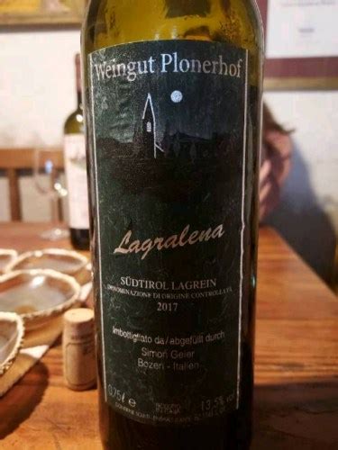 Weingut Plonerhof Lagralena Lagrein Riserva Vivino Us