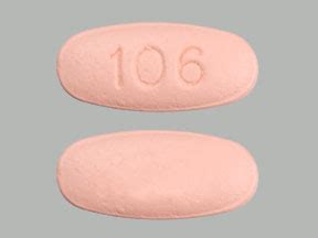 106 Pill Images (Pink / Elliptical / Oval)