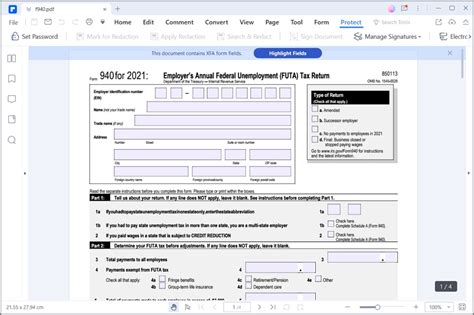 IRS Form 940 Filling Instructions To Save Your Time