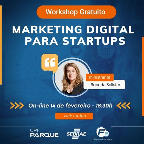 Marketing Digital para Startups é tema de workshop on line gratuito