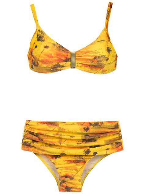 Buy LYGIA NANNY Anne Bikini Set Yellow At 70 Off Editorialist