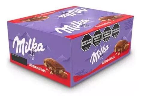 Chocolate Con Almendras Milka X Unidades Mercadolibre