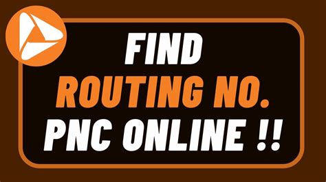 How To Find Routing Number PNC Online YouTube