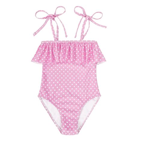 Gunia Teen Girl Swimsuit One Piece Bikini Color Floral Print Rash Guard Beach Pool Poolside