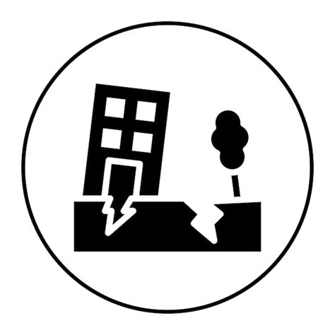 Premium Vector Earthquake Icon Vector Image Can Be Used For Public