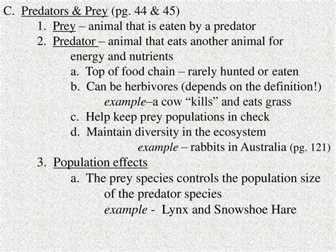 Iv Niche Competition And Predator Prey Ppt Download