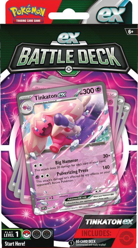 Pokemon Battle Deck Tinkaton Ex English Sv Scarlet And Violet