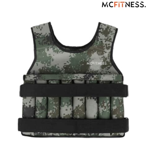 Chaleco Ajustable Camuflaje De Kg Mcfitness