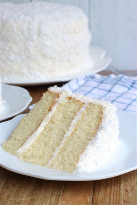 Best Homemade Coconut Cream Cake Recipe- Whipped Frosting