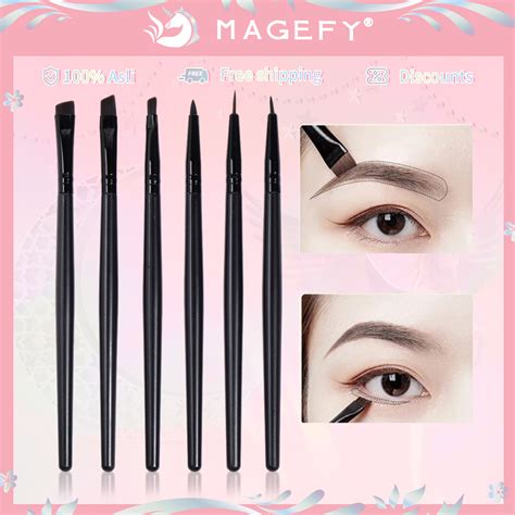 Jual Magefy Kuas Eyeliner Kuas Mac Alis Hitam Eyeliner Pen Eyebrow