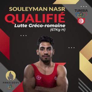 Lutte Tournoi qualificatif Souleyman Nasr qualifié aux JO Paris