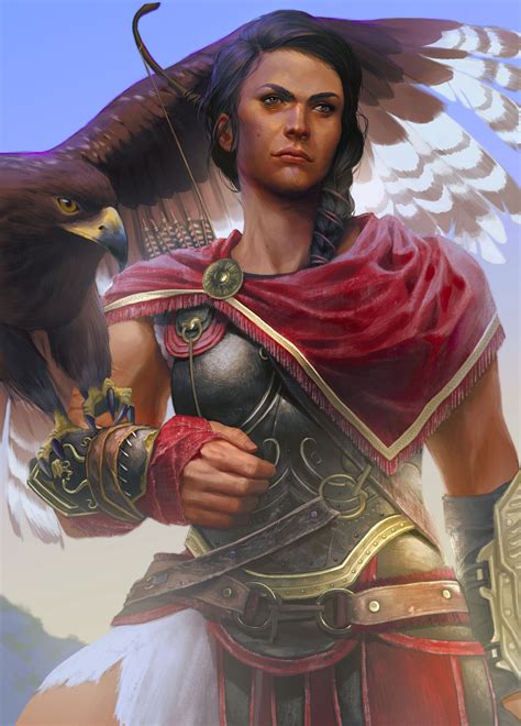 Assassin S Creed Odyssey Kassandra And Ikaros By Kim Rukiana Assassins Creed Art Assassins