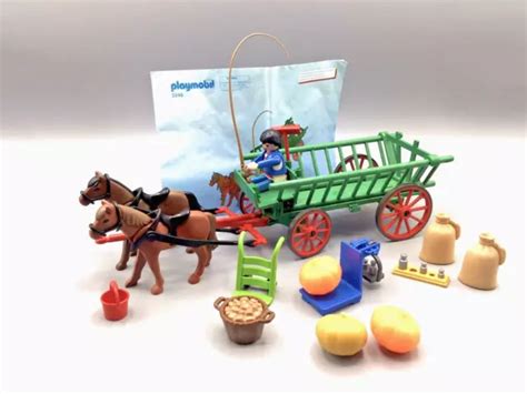 PLAYMOBIL 3246 ATTELAGE de chariot élévateur avec instructions sans