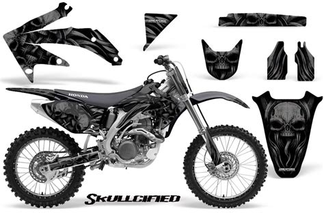 Honda-CRF-450R-05-08-CreatorX-Graphics-Kit-Skullcified-Black-NP-Rims ...