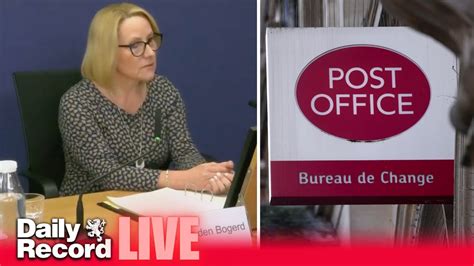 Live Post Office Horizon Inquiry As Angela Van Den Bogerd Faces Second