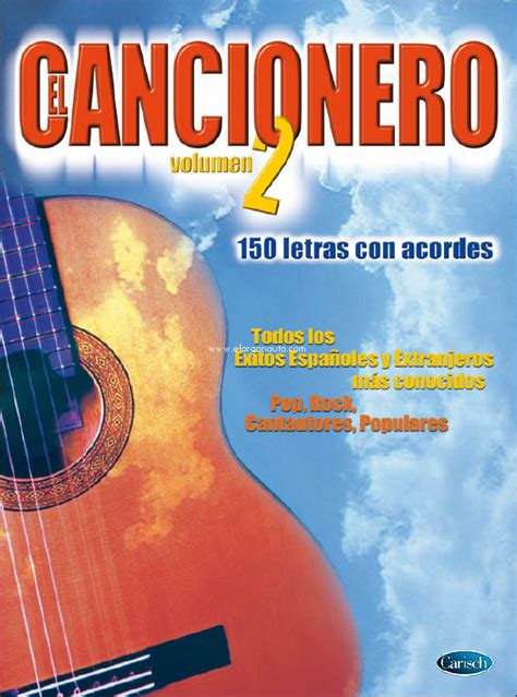 Libros El Cancionero Vol Letras Con Acordes Nueva Carisch