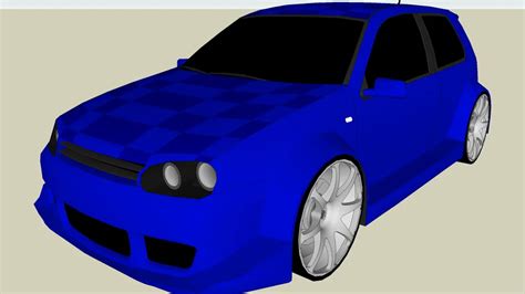 Modified Volkswagen Golf R32 3d Warehouse