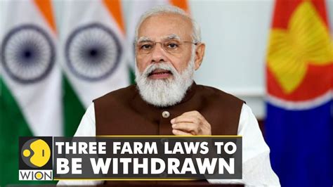 All Three Farm Laws Repealed PM Modi Apologizes To Farmers Urges Them