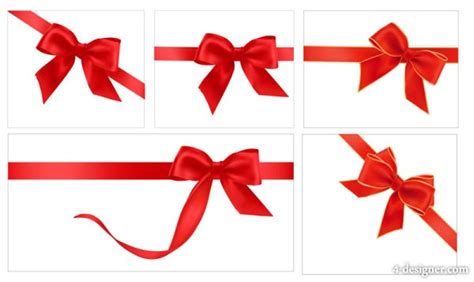 Christmas Bow Vector Free at Vectorified.com | Collection of Christmas ...