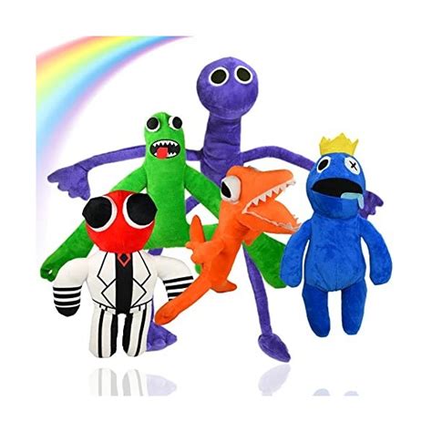 Wiztex Collection Rainbow Friends Lot De Jouets En Peluche Ma