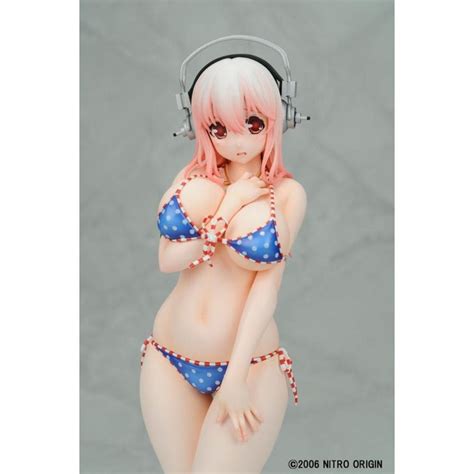 Nitro Super Sonic Figurine Super Sonico Paisura Bikini Ver Re Run