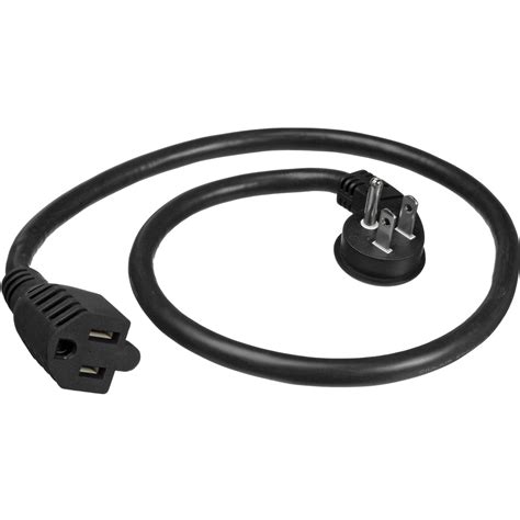 Furman 121 2590 15a Flat Plug 14 Awg 90 Degree Angle Adapter Plug 24